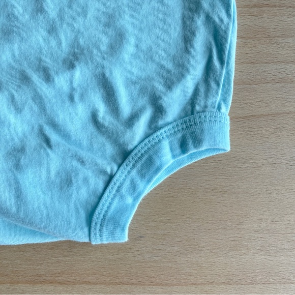 🍓4/$15🍓 George • Baby Blue Long Sleeve Onesie with Rainbows Print - Picture 6 of 8